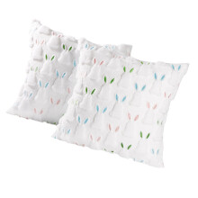 2PCS Easter Holiday Themed Cotton Pillow Cover With-40x40cm