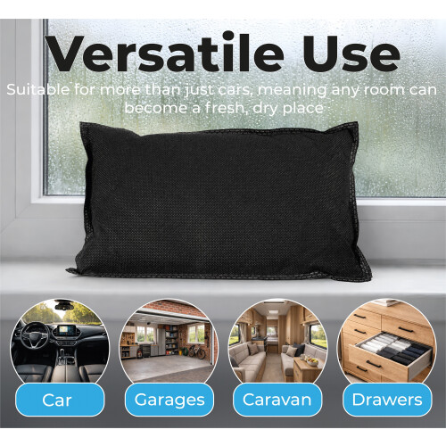 Eco Car Moisture Absorbing Dehumidifier, Twin Pack 2