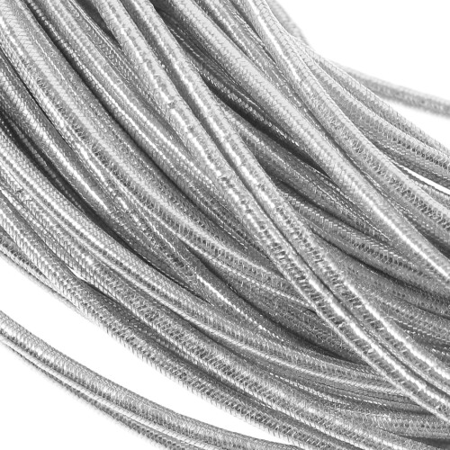 Silberner Elastischer Faden Für Lanyard Und Bastelarbeiten 2