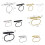 Practical Towel Circlet With Rotate Arm And Shelf-round black 4