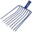 1Pc Charcoal Steel Fork Grass Rake Without Handle 1