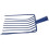 1Pc Charcoal Steel Fork Grass Rake Without Handle 2