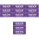 Rectangular Voting Stickers Paper Material Self-Stick Decor 2