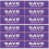 Rectangular Voting Stickers Paper Material Self-Stick Decor 4