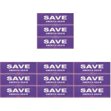 Rectangular Voting Stickers Paper Material Self-Stick Decor