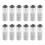 12Pcs Lightweight Aluminum Arrow Inserts for Arrowhead Target Practice 1