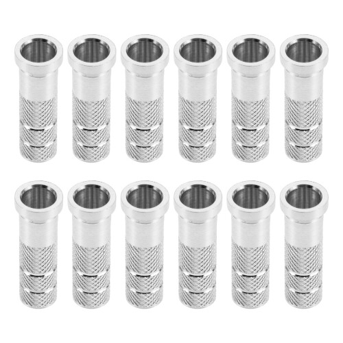 12Pcs Lightweight Aluminum Arrow Inserts for Arrowhead Target Practice
