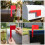 Rouge Mailbox Accessoire Fixation Murale 4