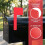 Rouge Mailbox Accessoire Fixation Murale 6