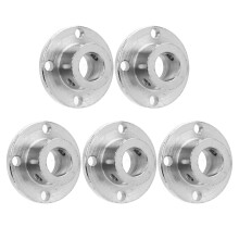 5 Stück Flanschkupplungen, 11 mm Innendurchmesser, 32/16 mm, Silber
