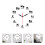 1Pc Artistic Black Acrylic Wall Clock Mute Modern Home Decor 8