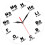 1Pc Artistic Black Acrylic Wall Clock Mute Modern Home Decor 9