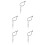 5Pcs Multi-Function Silver Knitting Needles for & Rope Work 3