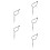 5Pcs Multi-Function Silver Knitting Needles for & Rope Work 5