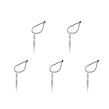 5Pcs Multi-Function Silver Knitting Needles for & Rope Work