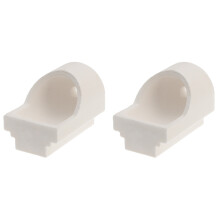 2Pcs Professional White Casting Crucible Cups for Dental and Lab Use