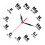 1Pc Artistic Black Acrylic Wall Clock Mute Modern Home Decor 1