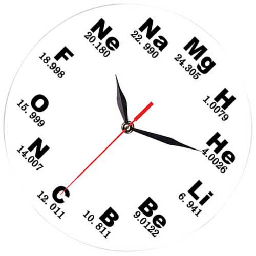 1Pc Artistic Black Acrylic Wall Clock Mute Modern Home Decor