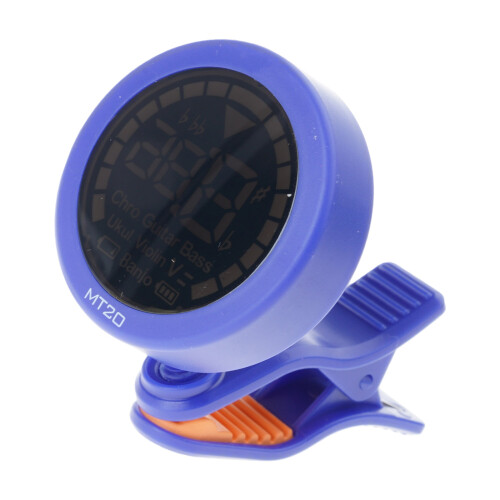 Accordeur de guitare professionnel-Type de batterie bleue