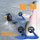 Eisfischen-Flaggen-Set, Eisfischen-Flaggen,-blaue Platte 5