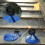 Eisfischen-Flaggen-Set, Eisfischen-Flaggen,-blaue Platte 6