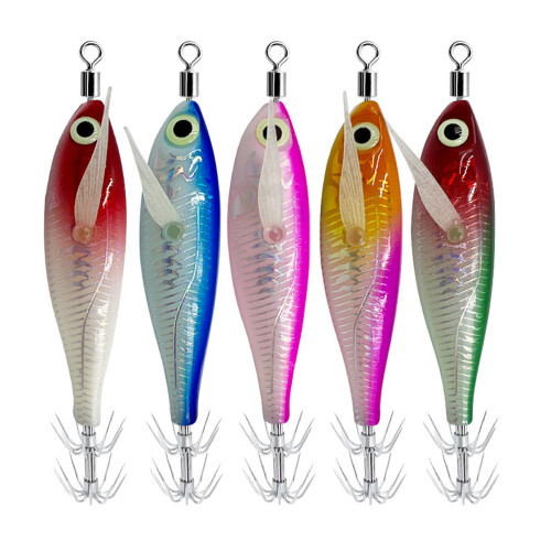 Saltwater Freshwater Angling Shrimp Cuttlefish Jig Hook-003 1