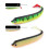 5 pièces T queue appâts souples 9.5 cm doré artificiel-Couleur C 6