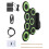 Compact USB Electronic Drum Set with Sound Interface for-Green 1