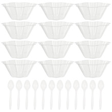 Bol Glace Jetable Pour Stockage Couleurs Variées