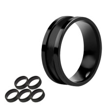 Fishing Line Pulling Rings Portable Assistive Device for-Black