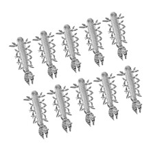 10pcs High Buoyancy Shrimp Lures Realistic Detailing Curved-3