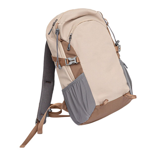 Multipurpose Outdoor Backpack 22L Gear Attachment-light brown