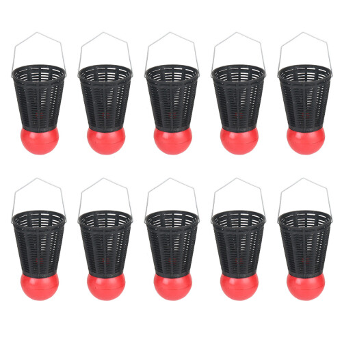 10Pcs Professional Lure Thrower Badminton Type Nesting Device-M