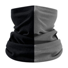 GuĂŞtre de cou de ski en tissu doux, Protection-noir gris clair