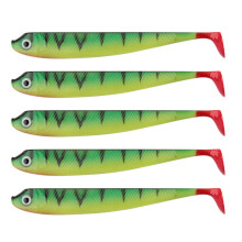 5PCS 9.5cm T Tail Fishing Lures Sinking Baits Double-Color J