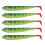 T-Tail-Design, zweifarbig, sinkende Köder, flexible-Farbe J 1