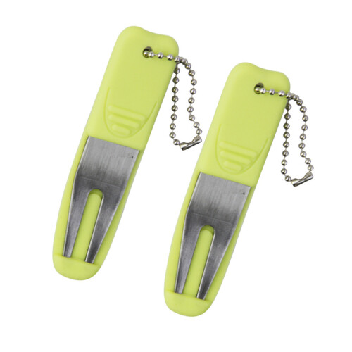 Golf Green Divot Tool Curved Golf Green Maintenance Tool-Yellow