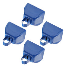 Pack de 4 fabricants de bruit fort de cloche de vache en-Bleu