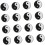 Tennis Racket Damper Silicone String Shock Damping for-White 1
