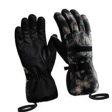 Skihandschuhe mit verstellbarer Handschlaufe für Männer-Kaffee M