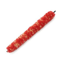 Brosse pour le cou de Saxophone pliable, avec noyau-Rouge Jaune