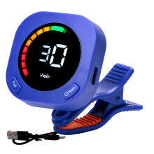 Professionele Gitaartuner Universals-Blauw oplaadbaar model