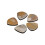 Set van 5 antisliphars plectrums voor snel-abrikoos grijs 1