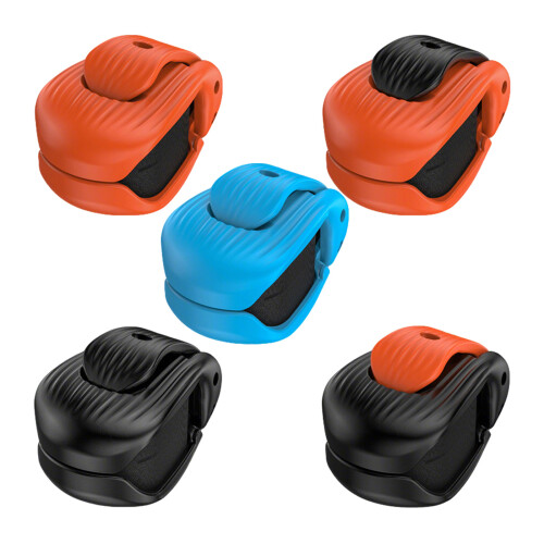 Support de canne à pêche de protection-Lot de 2 noir et orange 1