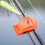Support de canne à pêche de protection-Lot de 2 noir et orange 7