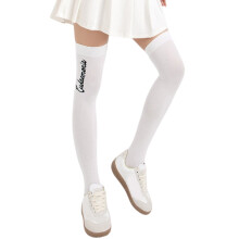 Chaussettes de Golf respirantes, bas en Nylon respirant,-Blanc