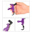 3/4 Finger Bows Releases Aids Closing Thumb-black silver 6