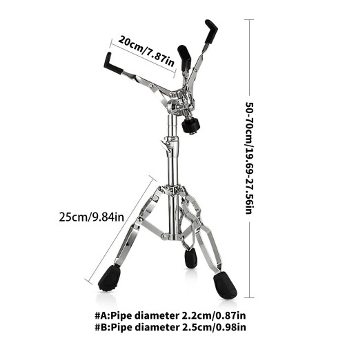Support de tambour universel avec Base antidérapante,-22mm 1