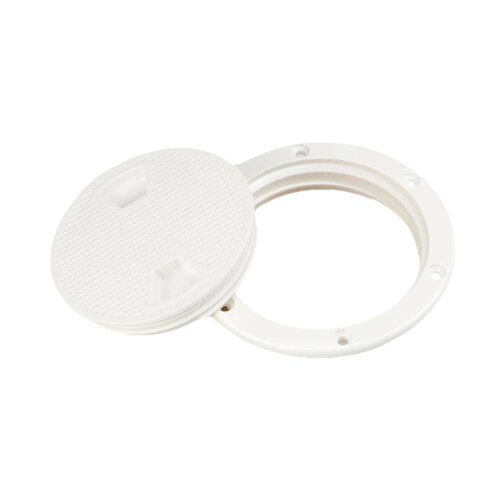 Stable Circulars Deck Cover Rustproof Boats-6 inches White