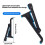 Sturdy Foldable Guitar Stand With Nylon For Solid Support 2